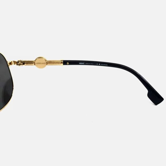 Sale! Versace Polarized Mirror Silver Sunglasses Italy